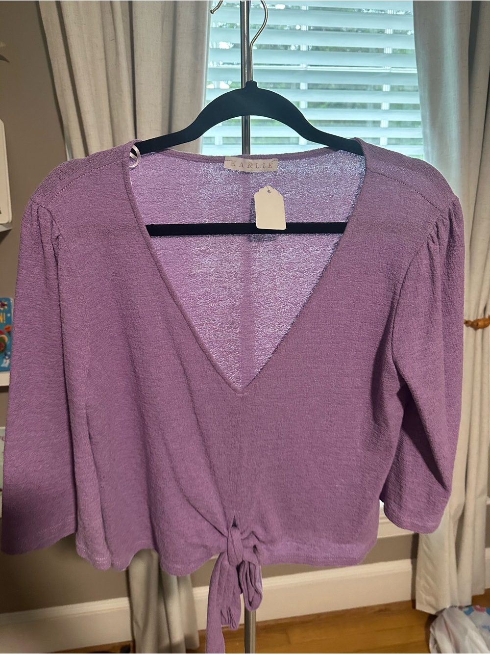 Karlie Lavender Knit Top
